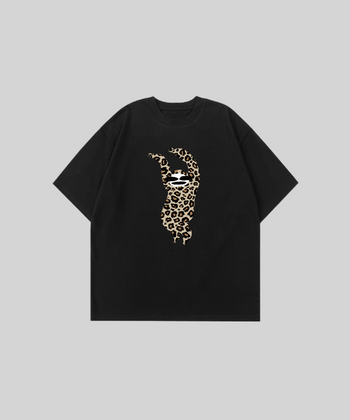 Leopard Sloth Middle Sleeves T