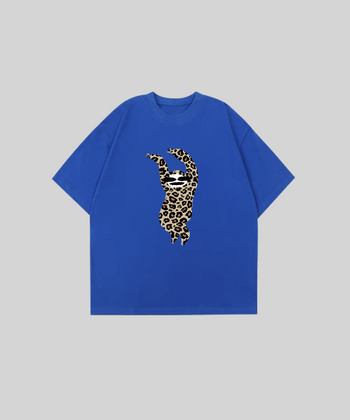 Leopard Sloth Middle Sleeves T