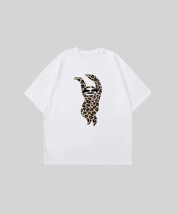 Leopard Sloth Middle Sleeves T